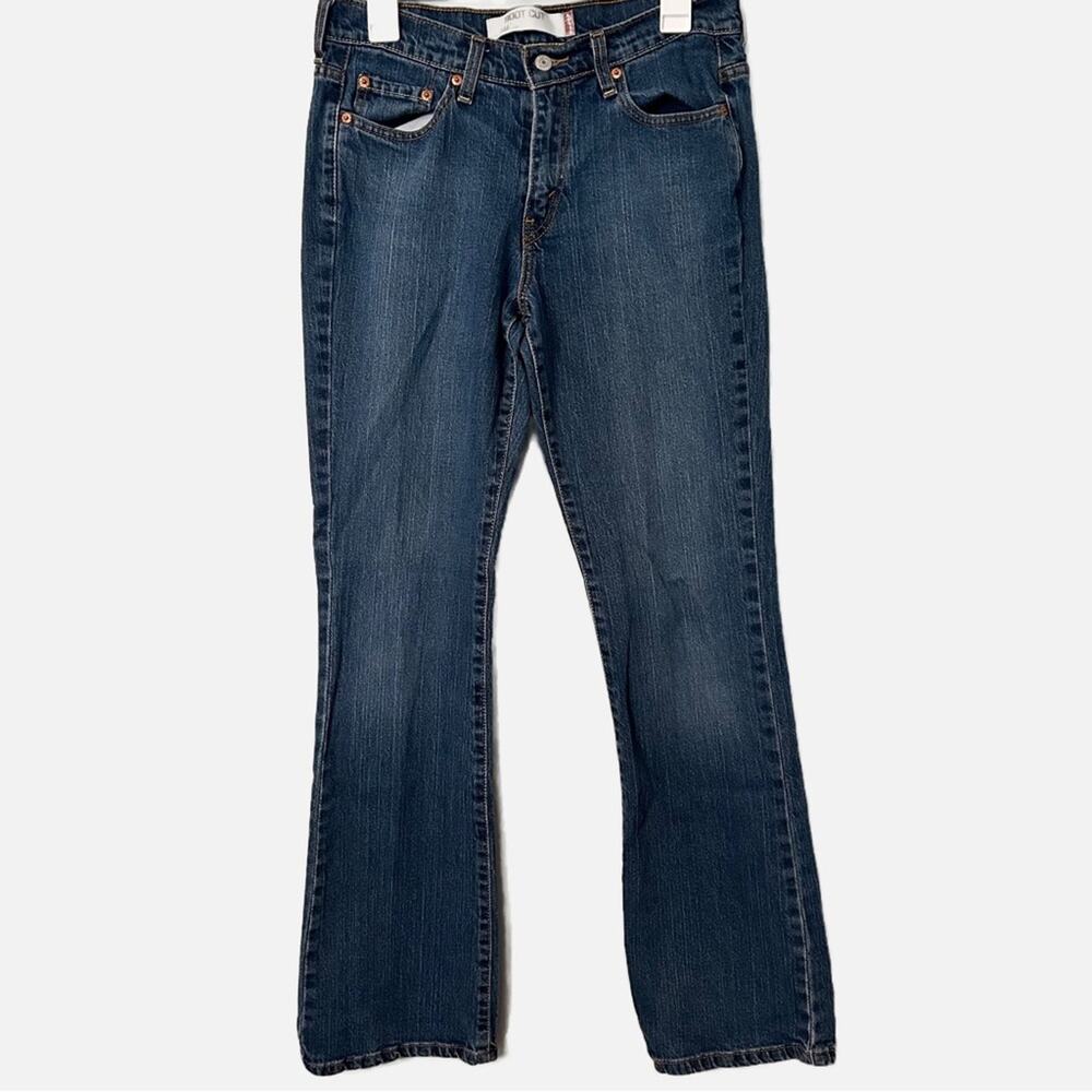 Levi’s Boot Cut 515 Jeans Woman’s Blue Denim size 10 Long